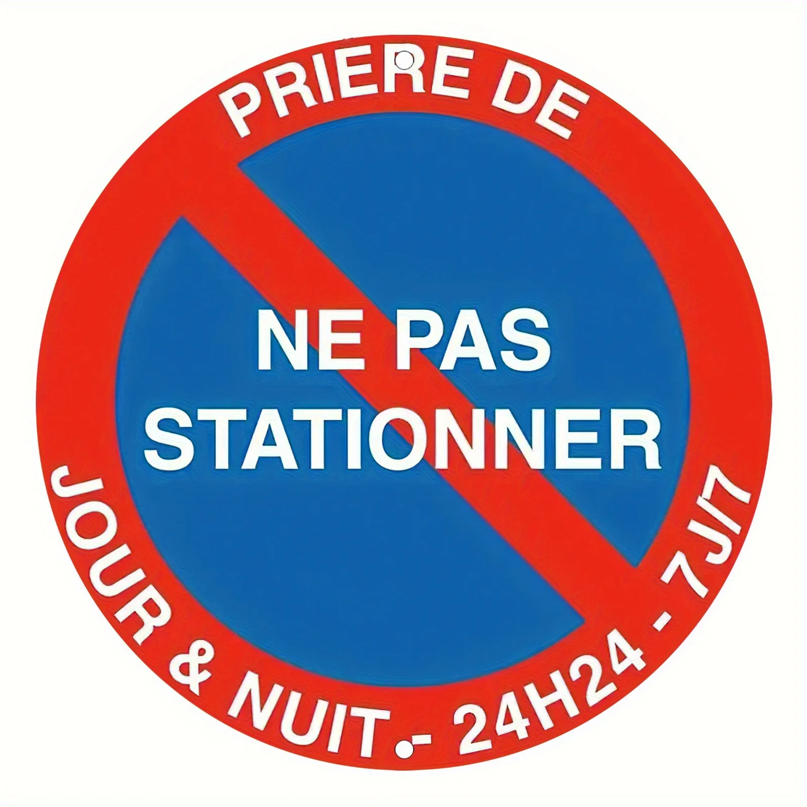 2D flat printing - A single vintage round wooden signboard, 