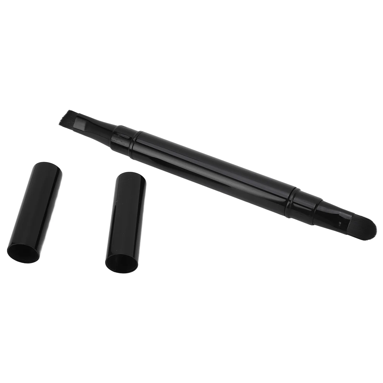 Retractable Makeup Brush Dual Ended Soft Wool Hair Portable Shadow Brush For Travel Outdoor