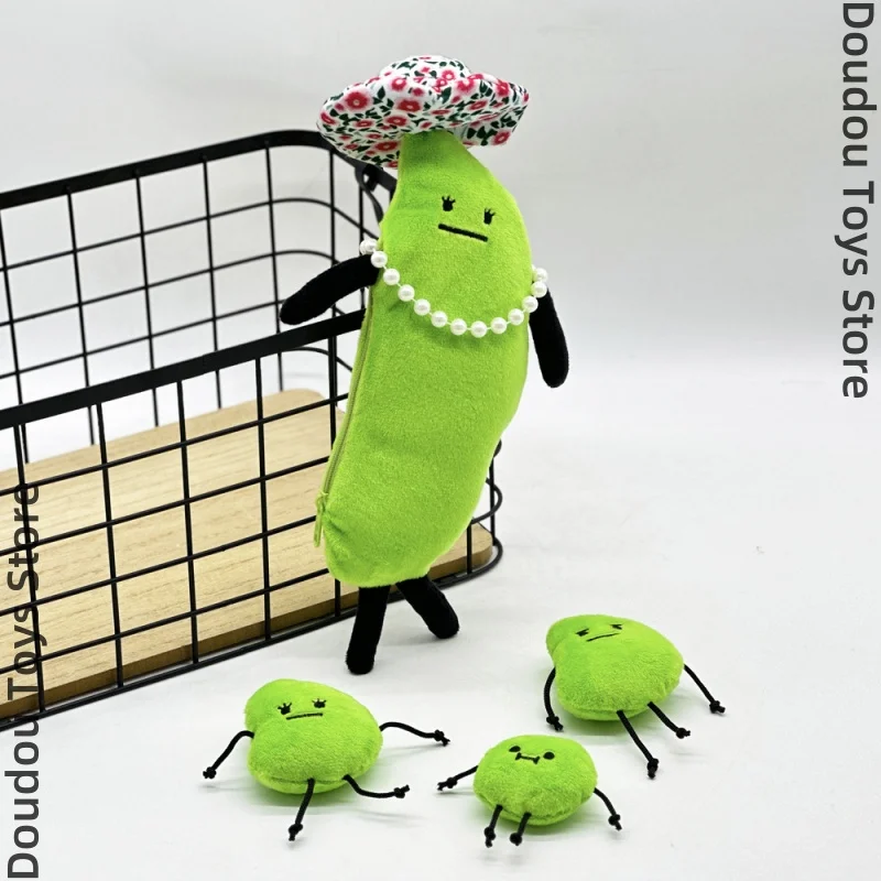 New In Stock Anime Figure Edamame Family Collectible Cute Doll Room Decoration Kids Toy Birthday Halloween Xmas Birthday  Gift