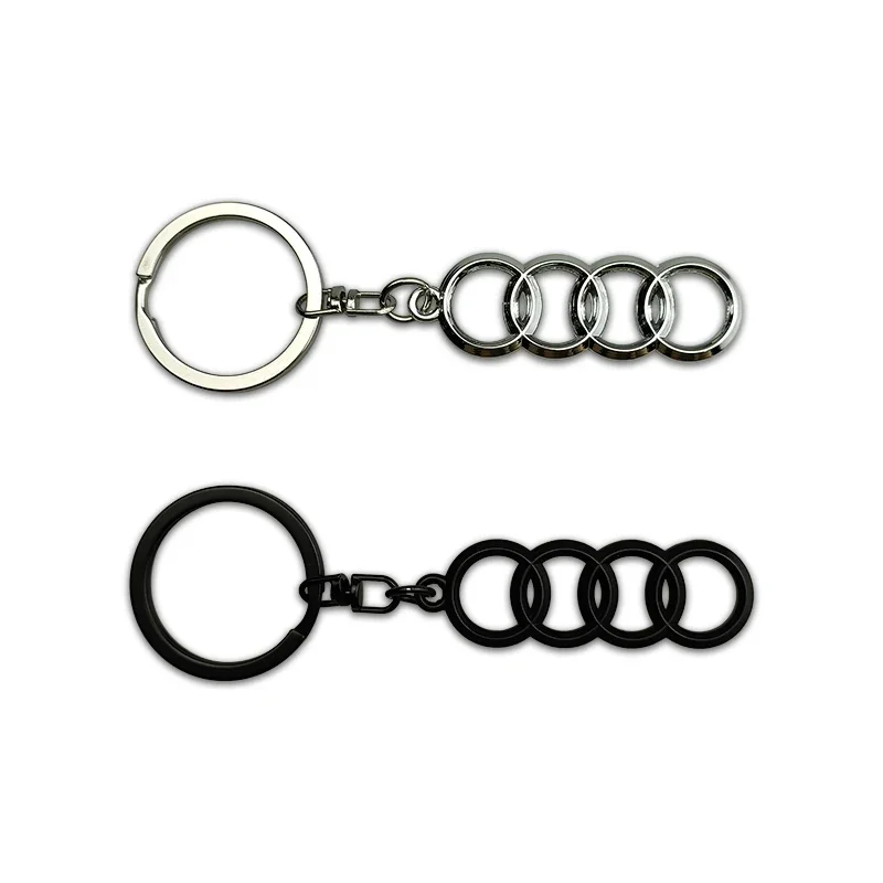 Car Styling Key Rings Buckle Keychain Pendent for Audi A1 A2 A3 A4 A5 A6 A7 A8 Q1 Q2 Q3 Q4 Q5 Q6 Q7 Q8 TT S3 S5 S7 Keyrings