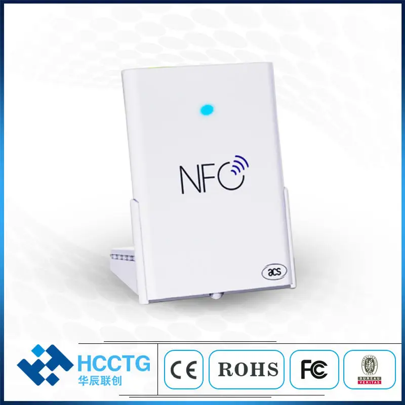 Waterproof NFC Writer Reader Card Reader ISO15693 USB 13.56 MHz RFID Reader with Stand Optional ACR1552U-A2