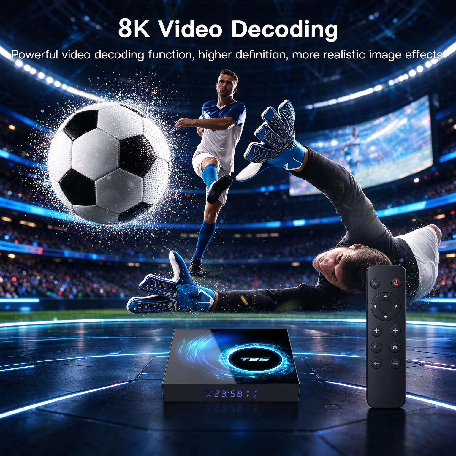 안드로이드 16 T95 스마트 TV 박스 플러스, HD - Ddr3 8Gb 리뷰 및 가격