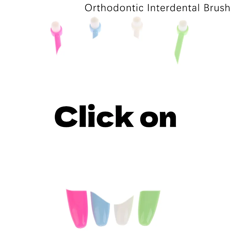 1 قطعة رأس صغير لينة الشعر تقويم الأسنان فرشاة بين الأسنان شعاع واحد لينة تنظيف الأسنان فرشاة الأسنان أداة العناية بالفم #1