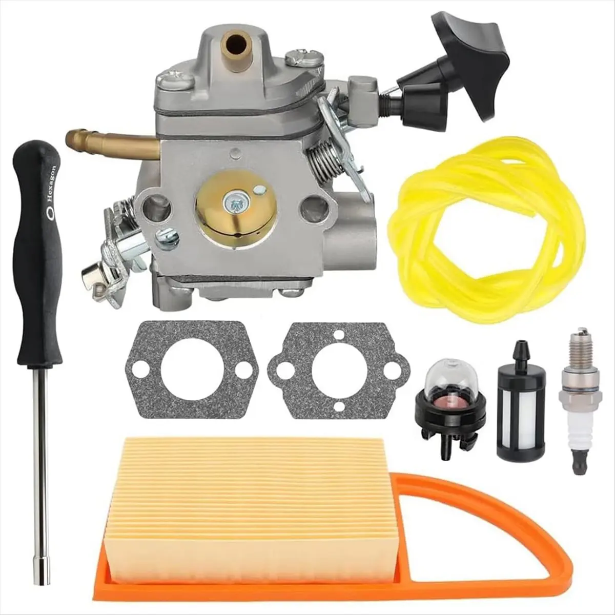 Fits for BR600 BR550 Carburetor Tune Up Kit for BR600 BR550 BR500 Backpack Blower Leaf Blower Parts Replace