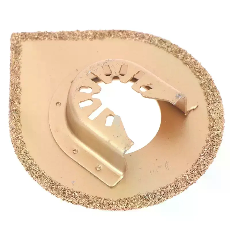 Diamond Oscillating Multi Tool Blade Brazed Abrasive Saw Cutting Disc Grinding Disc For Wood Tile Mortar Renovation Work Curved
