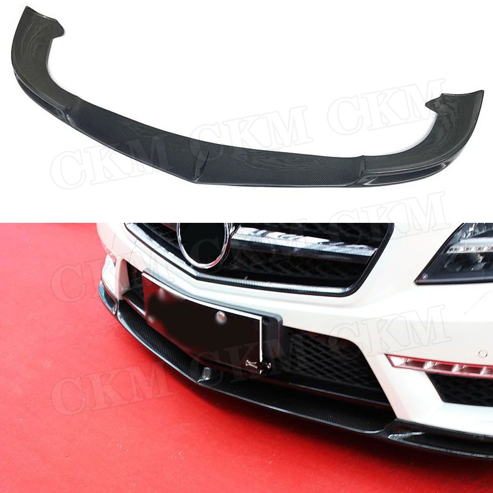 

Передний бампер из углеродного волокна, спойлер для подбородка, защита лопаты для Mercedes Benz CLS Class W218 CLS300 CLS350 2012-2015