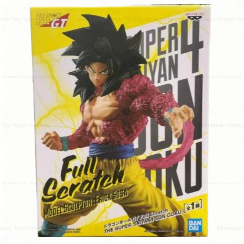 バンダイ在庫バンプレスト真新しい箱入りアニメドラゴンボールフルスクラッチ孫悟空アクションフィギュア模型玩具ギフト DT