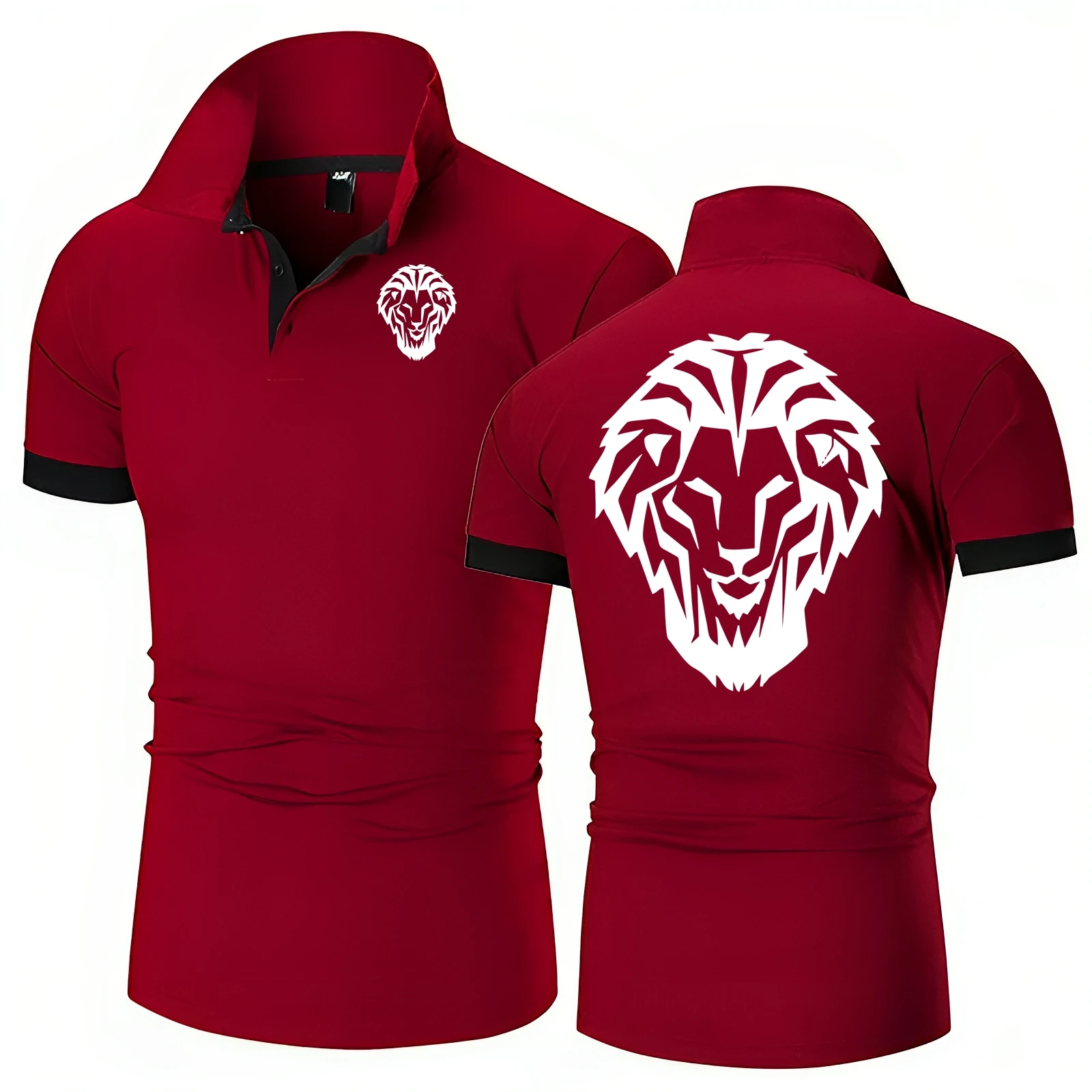 Leon Athletic Club de Bilbao Polo para hombre de manga corta Casual verano gran oferta Polo transpirable de Color sólido Tops S-8XL