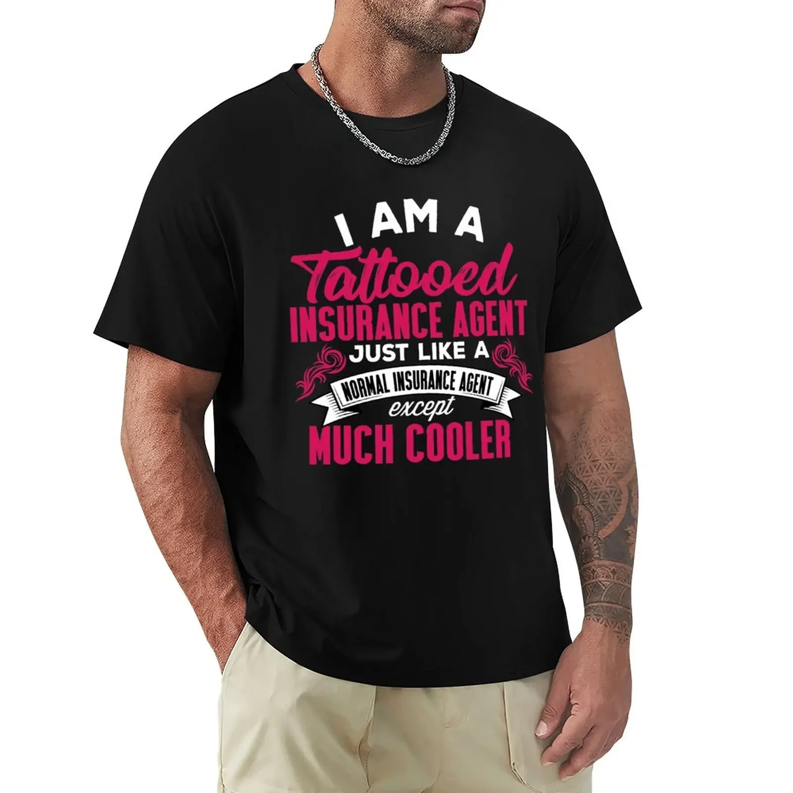 

Tattooed Insurance Agent T-Shirt cute clothes cute tops t shirt men