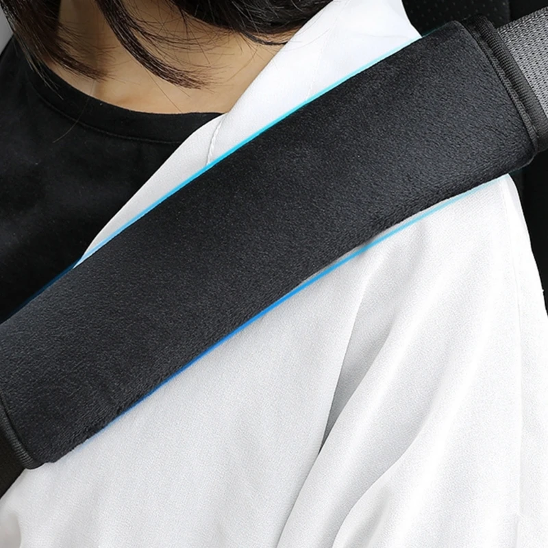

P5ED Elegant Like Shoulder Guard For Seat Belts Quick NoTools Installation Ideal For Universals Vehicle Type