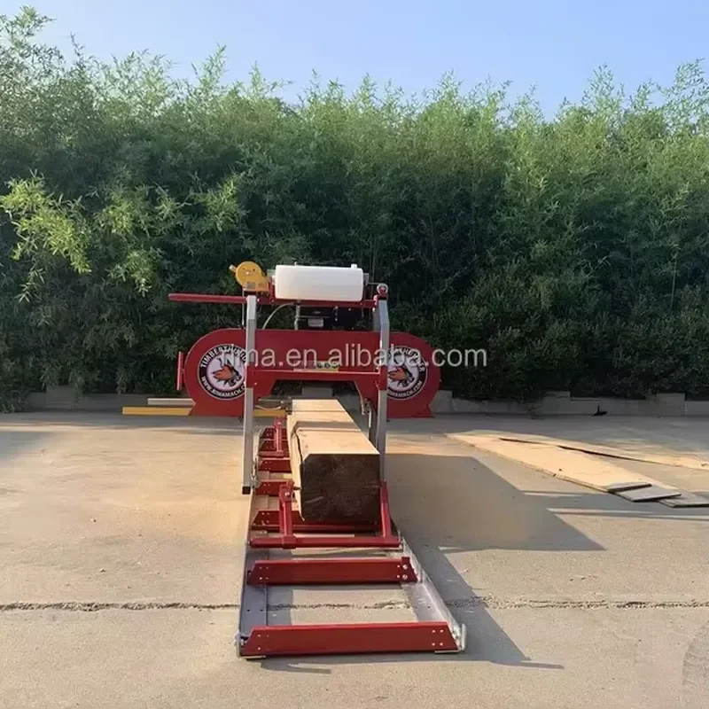Crusher Portable Sawmill RIMA Forest Machine Trailer Saw Mill Log Processor Wood Cutting