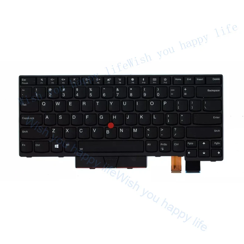 

V+ Original For Lenovo Thinkpad T480 Keyboard US Backlit 01AX487 01AX528 01AX569