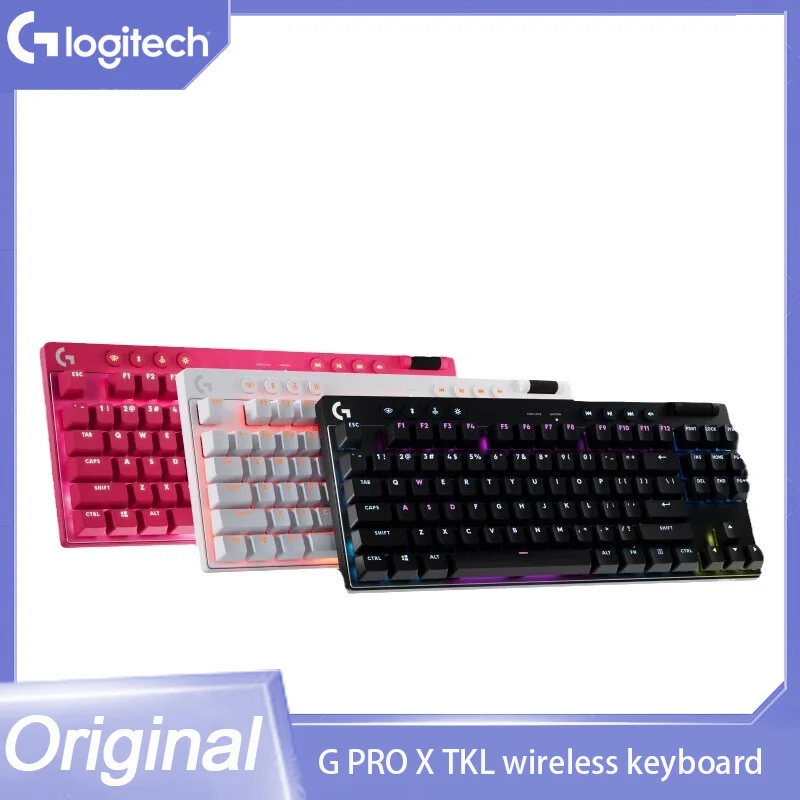 

Original Logitech G PRO X TKL Wireless Game Mechanical Keyboard Three-Mode Keyboard Gpx E-Sports 87 Keys For Pc Game