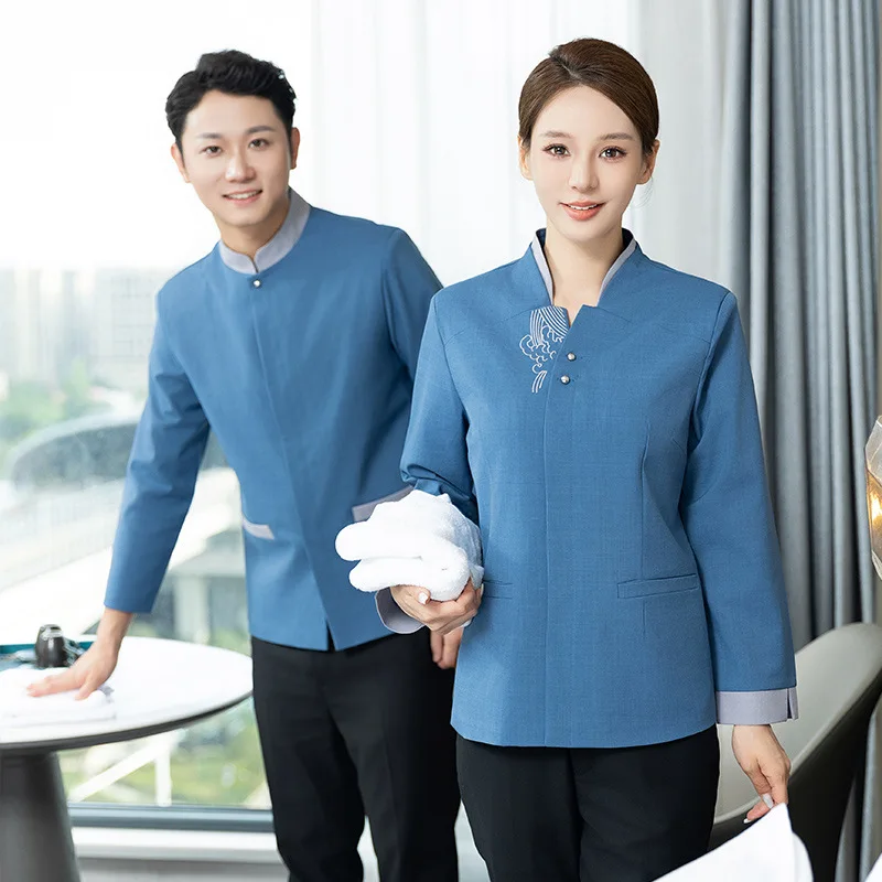 

Униформа для уборщиков Bui: униформа для уборщиков больниц с короткими рукавами для мужчин, униформа для персонала по уборке номеров в отелях и гостевых домах.