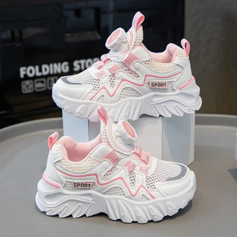 

Children's Sports Shoes 2025 Spring and Autumn Baby Kid's Casual Shoe Thick Bottom Comfortable Anti slip Fashion Running Shoes