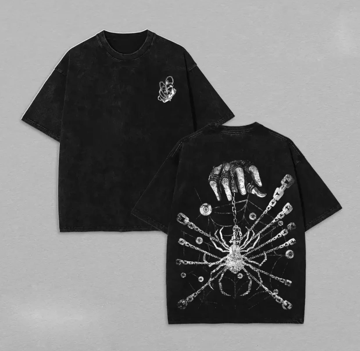 Camiseta Hunter X Hunter con efecto lavado, ropa con personalidad, suave, para todo el año, oversize, para parejas, unisex, Y2K, manga corta, clásica