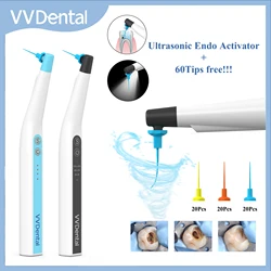 VVDental Sonic Irrigator 60 PCS Tips Ultrasonic Endo Activator With LED Light For Root Canal Washing Tooth Irrigator Endodontic