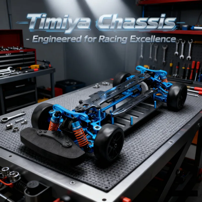 New Tamiya Sakura TT02B TT02 TT01 TT01V2 1:10 4WD RC Car Carbon Fiber Frame Al Alloy DIY Model Drift Racing Upgrade Parts KIT