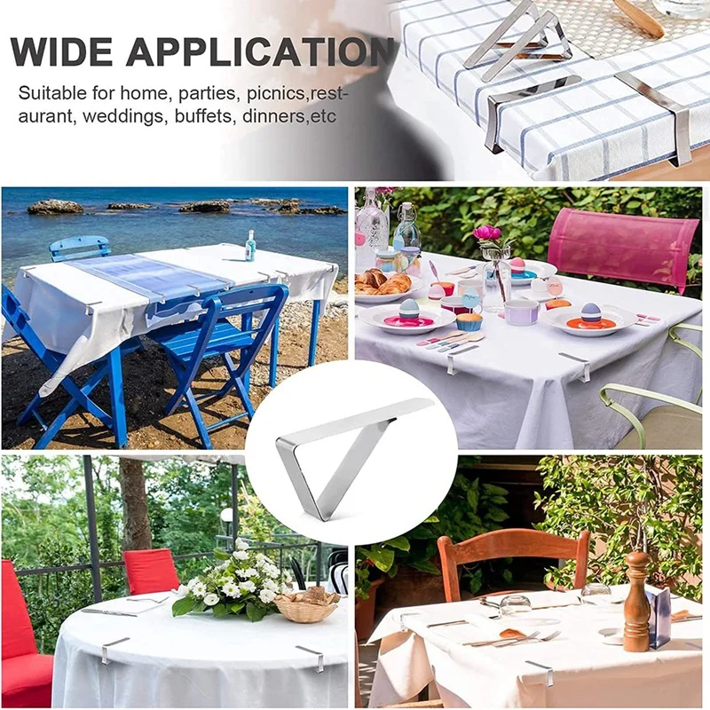 Clips de couverture de table de gril, pince de maintien de nappe, extérieur, restaurant, pique-nique, camping, fête