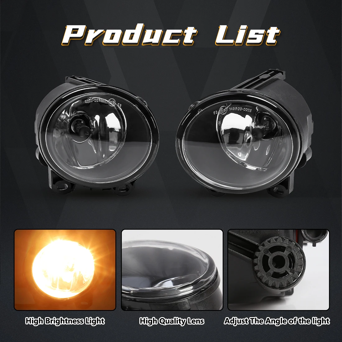 63177839865 63177839866   Para bmw e92 e93 f07 f10 f22 f23 m3 m5 2 3 5 séries luzes de nevoeiro lâmpada dia led halogênio wateproof