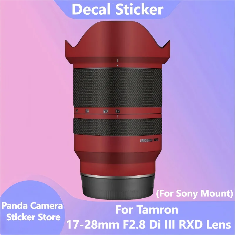 Para Tamron 17-28mm F2.8 Di III RXD (para Sony Mount) pegatina de lente película protectora de la piel abrigo Protector antiarañazos 1728 A046