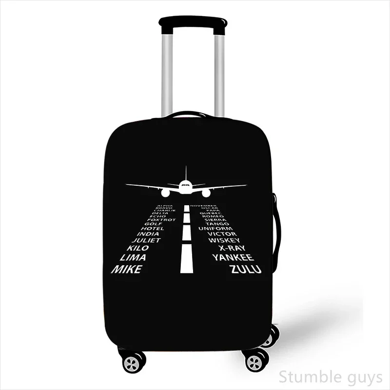 

Durable High Elastic Luggage Cover Protective Anti-Wear Dustproof Suitcase Cover Useful Fits 18-32 Inch Luggage