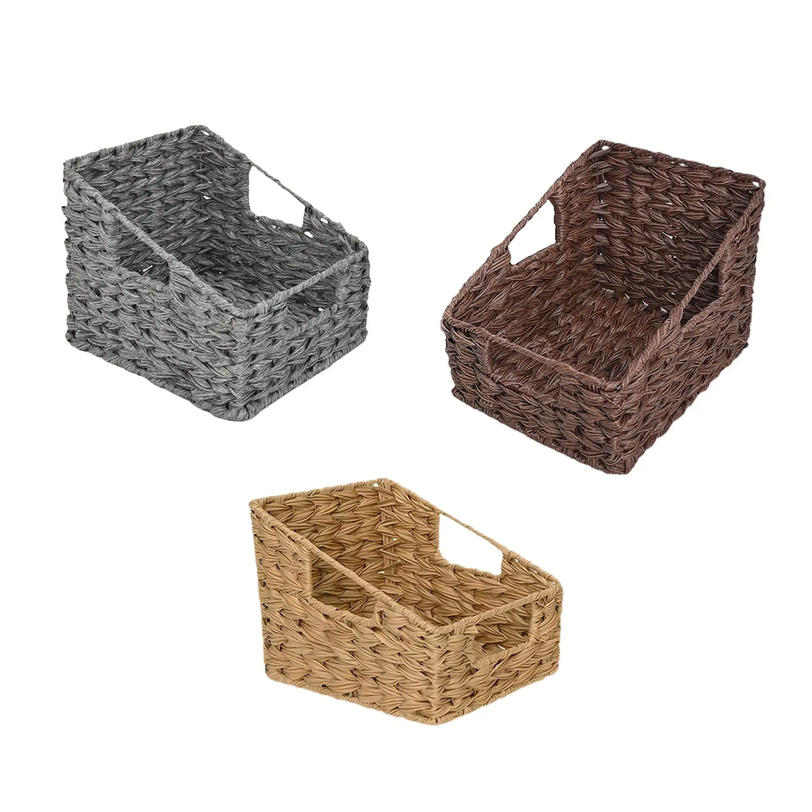 Storage Container Baskets Storage Organizer Baskets Bin Multifunctional Woven