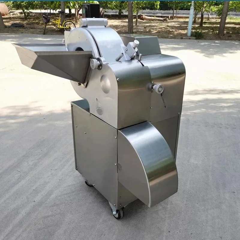3mm Vegetable Cutting Machine, Commercial Multifunctional Stainless Steel Potato And Radish Cutting Machine
