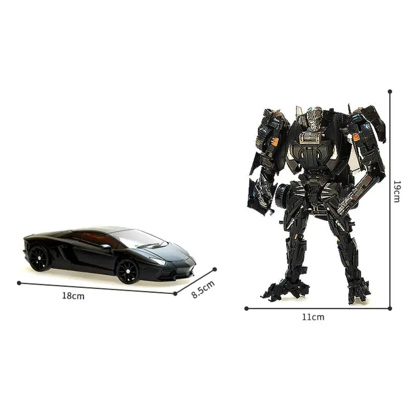 18cm Alloy Transformation Toys Lockdown Action Figure model Lamborghini Car Deformation Robot toy