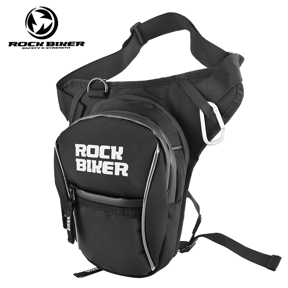 ROCK BIKER Motorcycle Drop Leg Bag Waterproof Nylon Motorcycle Bags Outdoor Light Casual Waist Bag Motorbike Fanny Pack Moto bag