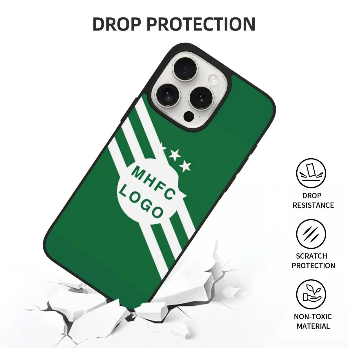 Funda protectora de teléfono para Apple PC, protector de carga inalámbrica, Israel F.C MHFC Champion