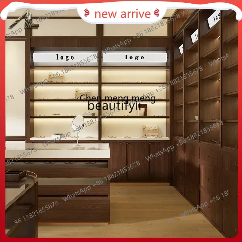 SS new styleOptical shop display Nakajima sunglaes display rack sunglaes luxury cabinetss 7486 ss 7486