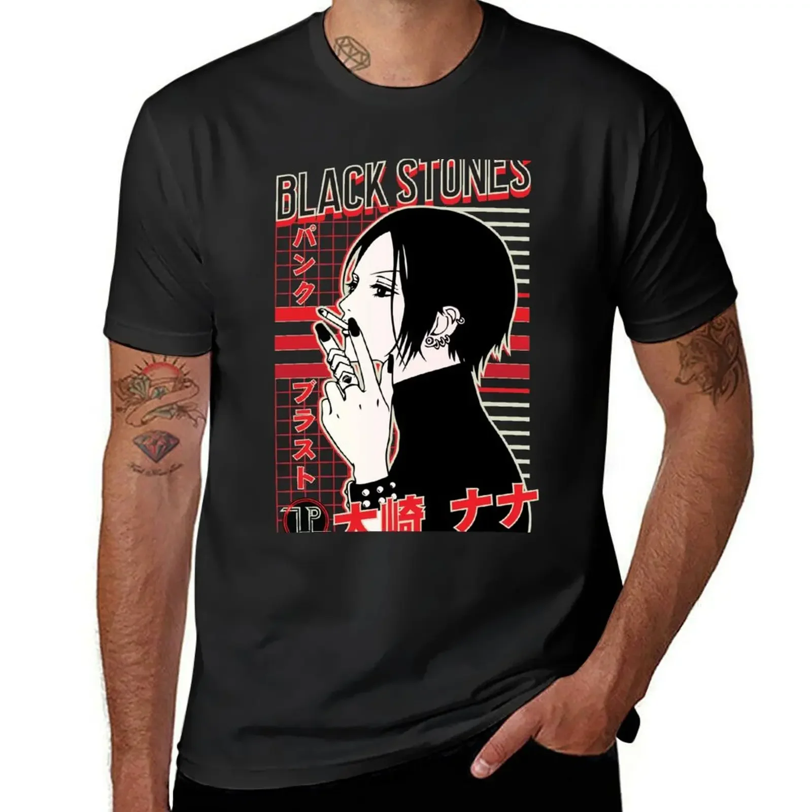 

Nana osaki T-Shirt summer top anime vintage clothes mens graphic t-shirts pack