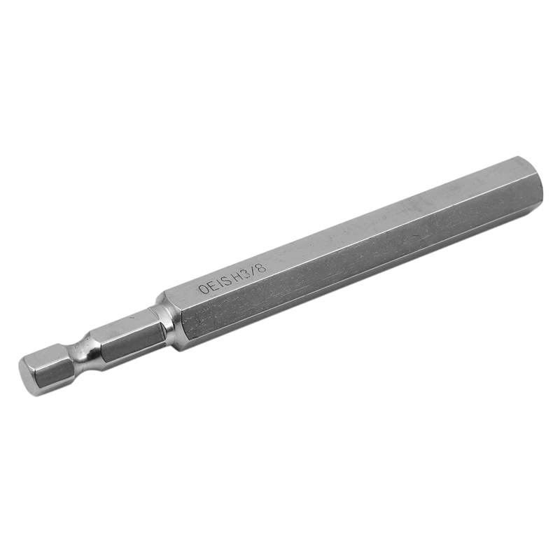 ABGG-10Pcs S2 Steel Inch Magnetic Hexagon 100Mm Hex Driver Bit Set Manual Tool Screwdriver Bit