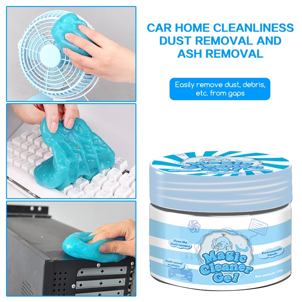 جل تنظيف السيارة للتنظيف الداخلي للسيارة، جل تنظيف متعدد الوظائف، إزالة الغبار للوحة مفاتيح تنفيس الهواء للسيارات، ملحقات السيارة #3