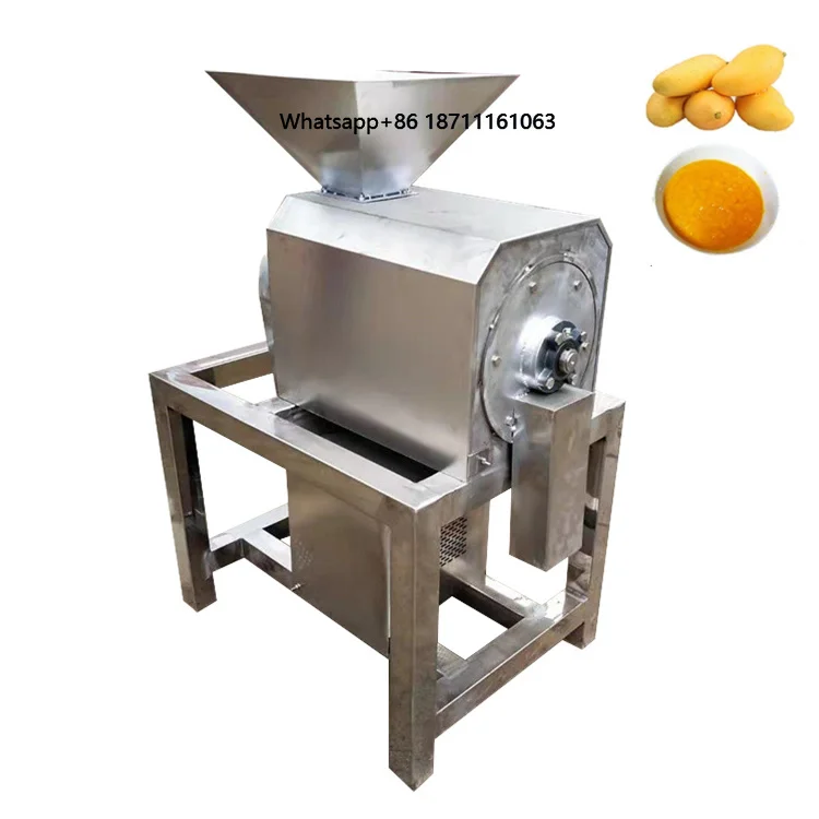 Industrial Passion Fruit Pulping Pulper Mango Jam Making Pitting Pulper Juice Extractor Machine