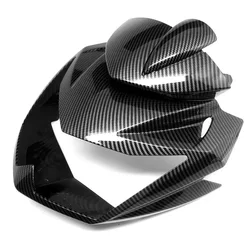 Front Upper Headlight Fairing Carbon Fiber Color For Kawasaki Z750 Z 750 2007 2008 2009 2010 2011 2012