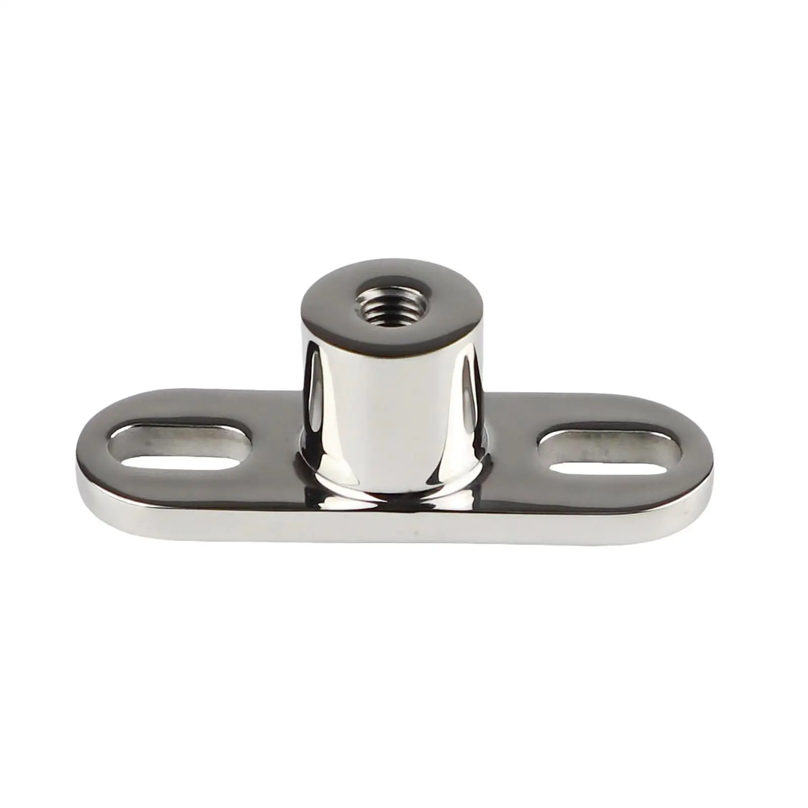 M10 RV Gas Spring Base RV Hydraulic Pneumatic Pad Easily Install Accessories 9x3cm Stainless Steel Support Bracket