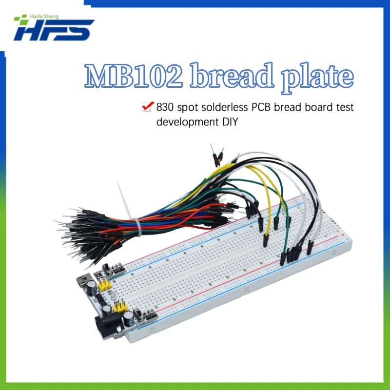 

MB-102 MB102 400 830 Points Solderless Breadboard PCB Test Development DIY for Arduino Lab SYB-830 New