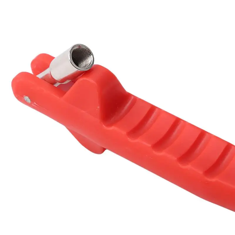 Outil de réparation de pneus en métal, Tube de voiture, tige de Valve, extracteur de pneus en plastique rouge, installateur changeur, accessoires de