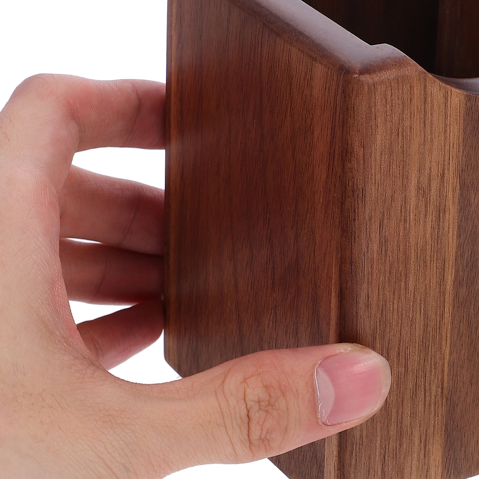 

Creative Wood Pen Holder Multi-Function Desktop Pen Organizer Pencil Cup Large Capacity Stationery Storage Container