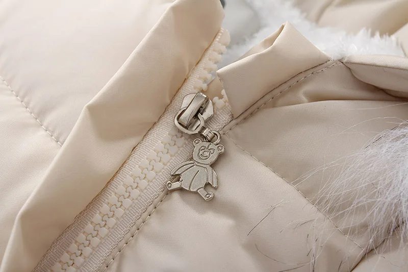 AYNIGIELL 2024 Winter Neugeborenen Verdickung Overall Integrierte Wolle Mit Kapuze Unten Strampler Baby Jungen und Mädchen Warme Schneefeste Overalls – Detail 12