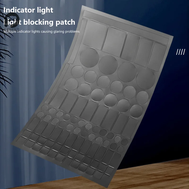 Auto LED Blackout Stickers 50-100% Rate Stickers Dimming Light Blocking Stickers For Electronics Household Electronic Products