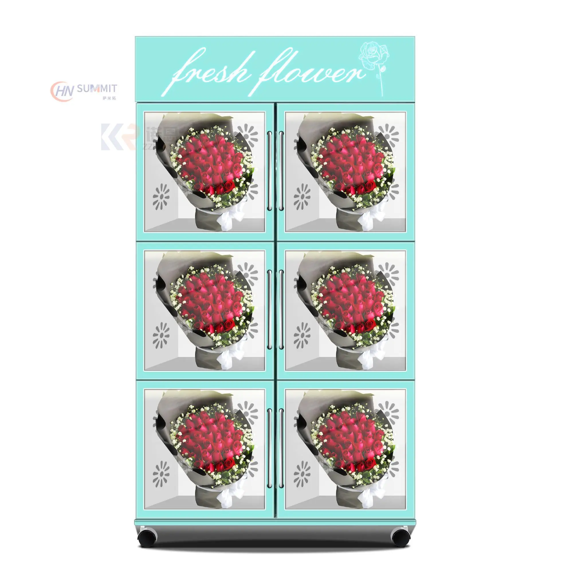SDK Fresh Flower Locker Vending Machine With Refrigerate Cooling System In Mall