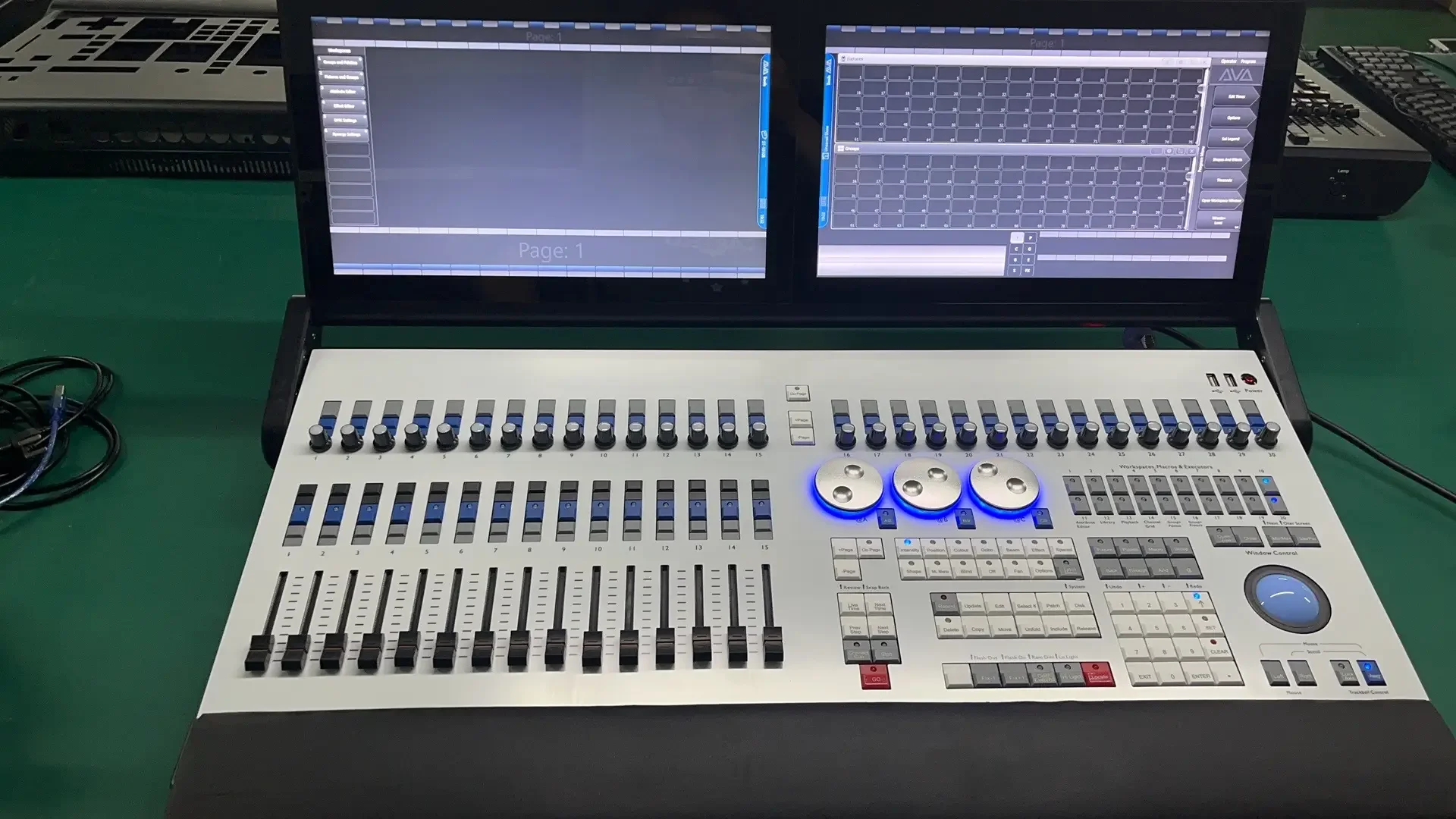 사파이어 접이식 스크린 디머 무대 조명 컨트롤러