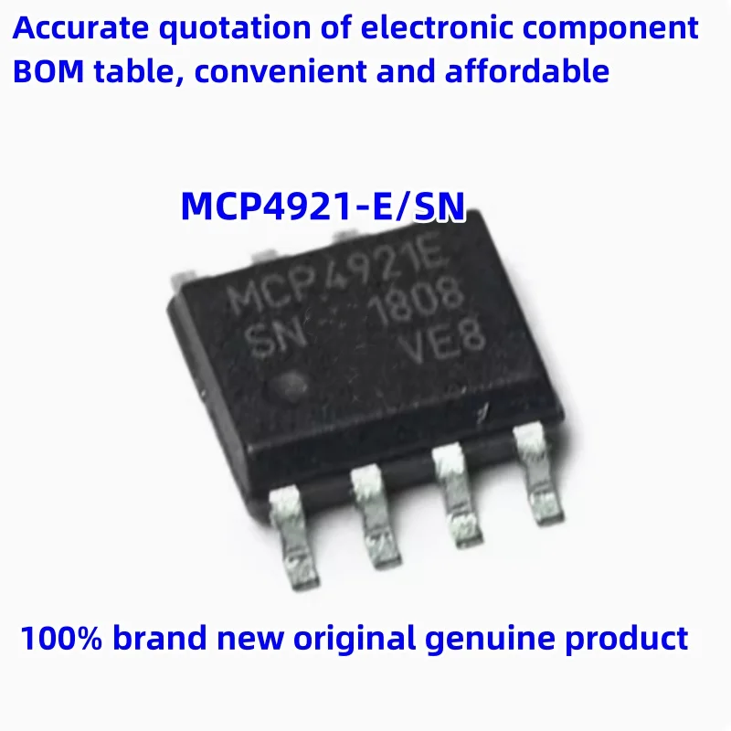 New original imported MCP4921-E/SN SMT SOP8 microcontroller digital analog IC chip