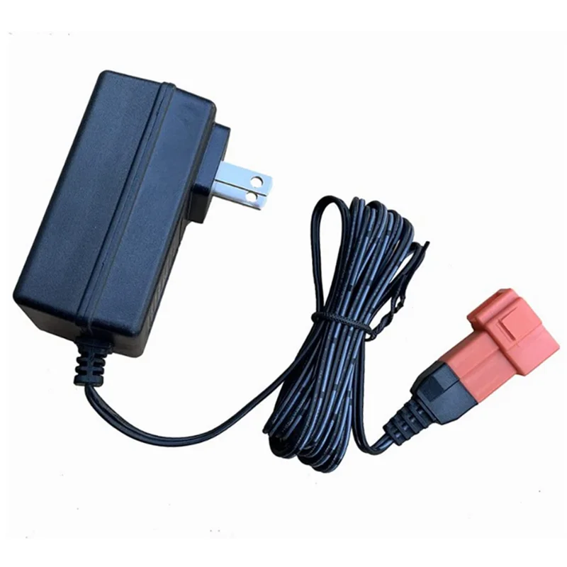 6Volt Battery Charger Kids Powered Ride On Car, SL06-04-06E 6.0V 0.5A Red Socket Charger Electric Ride-Ons Battery Power