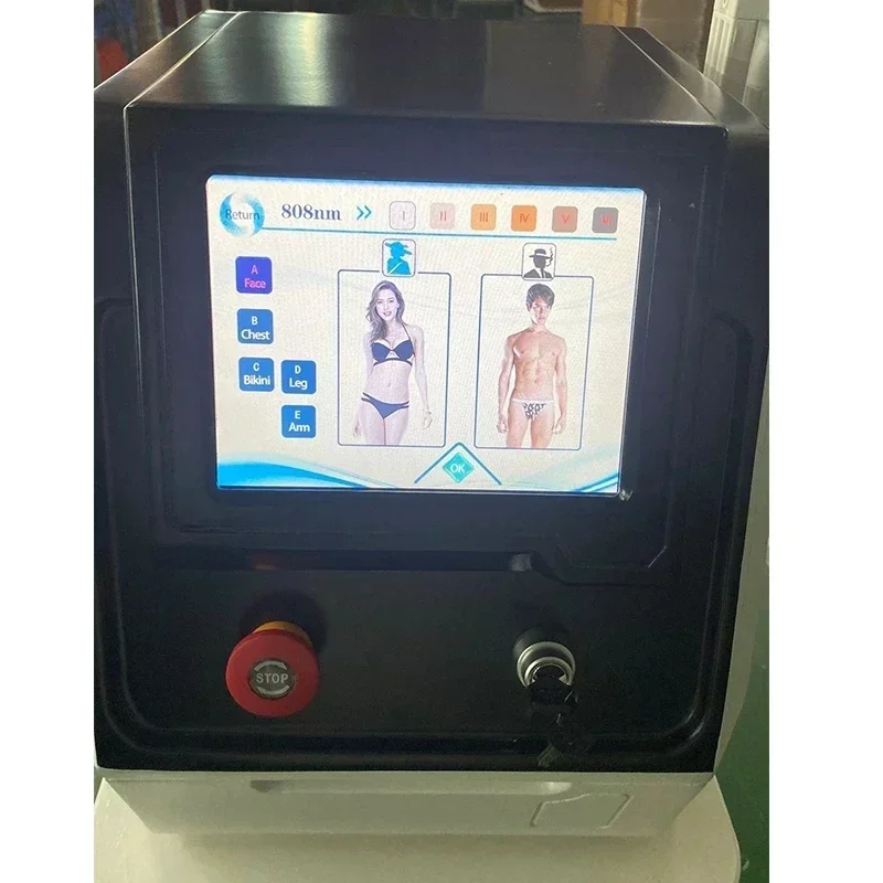 3500w 최고의 제모기 755nm 808nm 1064nm 3파장 반도체 수직 무통증 다이오드 레이저 제모기 2025