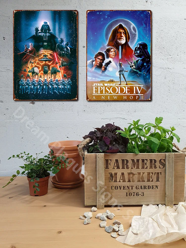 Disney movie Vintage Metal Poster Retro Tin Sign Cinema Wall Art Decoration Plaque for Home Room Decor Aesthetic Gifts