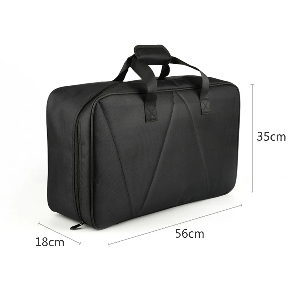 Guitar Effect Pedal Board Aluminum Alloy Pedalboard Sets with Carrying Bag Tapes Strap Guitar Pedal Plate Guitar Accessories